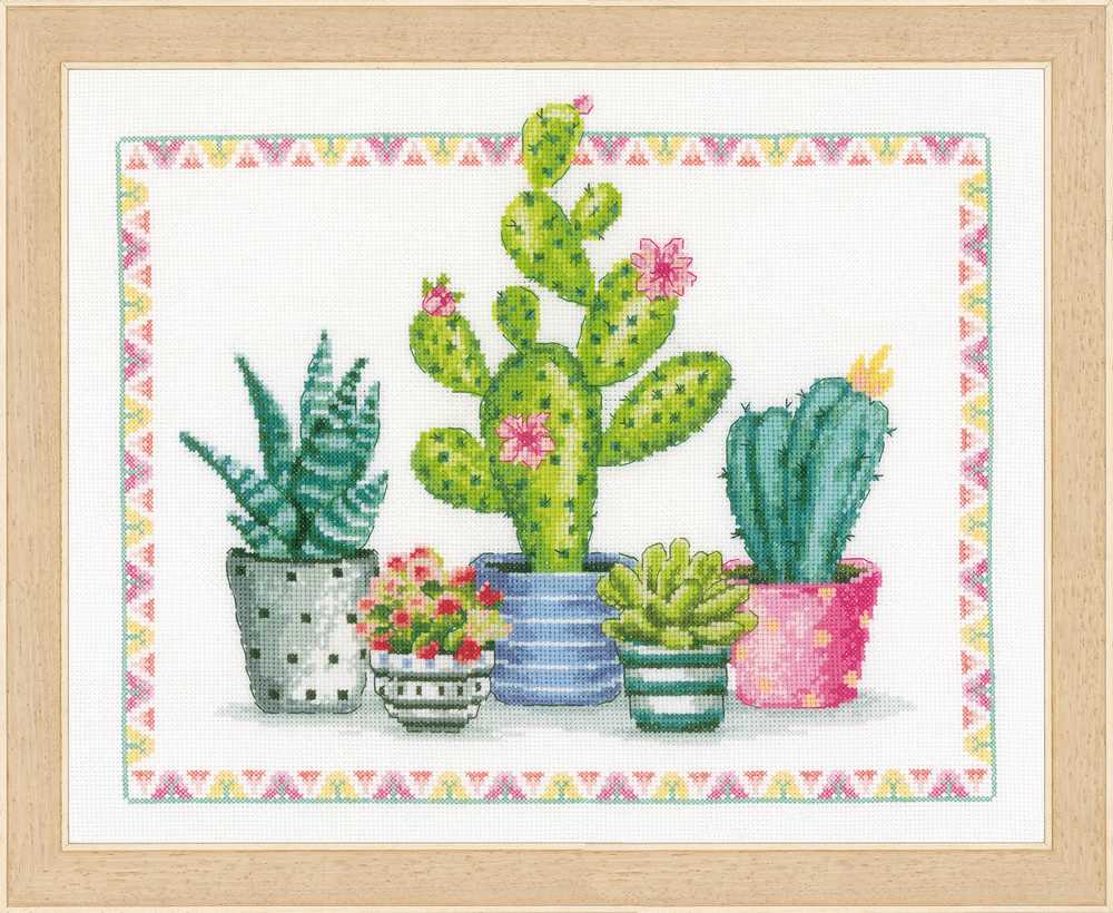 Vervaco Cross Stitch Kit - A Plant Corner