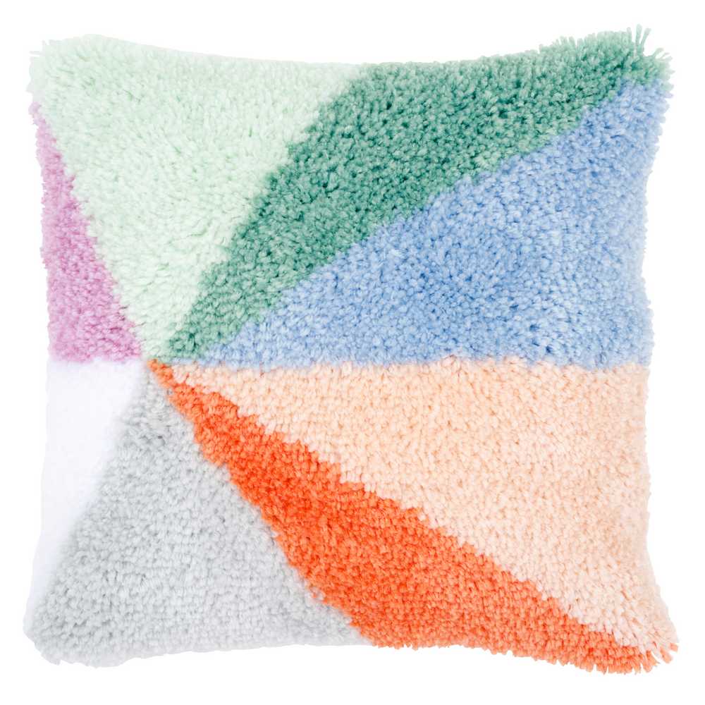 Vervaco Latch Hook Kit: Cushion - Palm Springs Sunburst