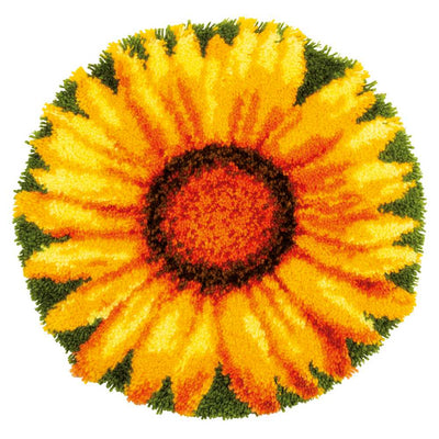 Sunflower Rug Latch Hook Kit - Vervaco