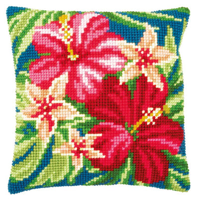 Vervaco Cross Stitch Kit: Cushion: Botanical Flowers