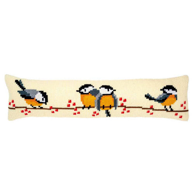 Vervaco Cross Stitch Kit - Blue Tits Draught Excluder