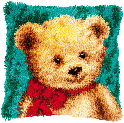 Vervaco Latch Hook Kit - Little Bear Cushion