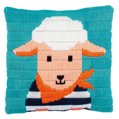Vervaco Long Stitch Kit - Little Lamb  Cushion