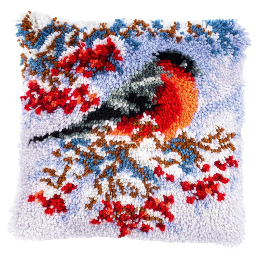 Vervaco Latch Hook Kit - Goldfinch in Winter