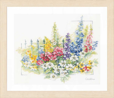 Lanarte Cross Stitch Kit - Flower Explosion (Evenweave)