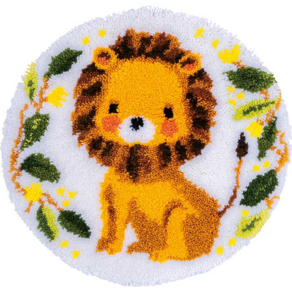 Vervaco Latch Hook Kit - Lion Rug