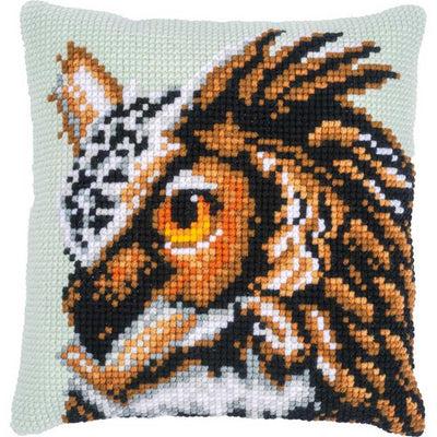 Vervaco Cross Stitch Kit - Owl Cushion