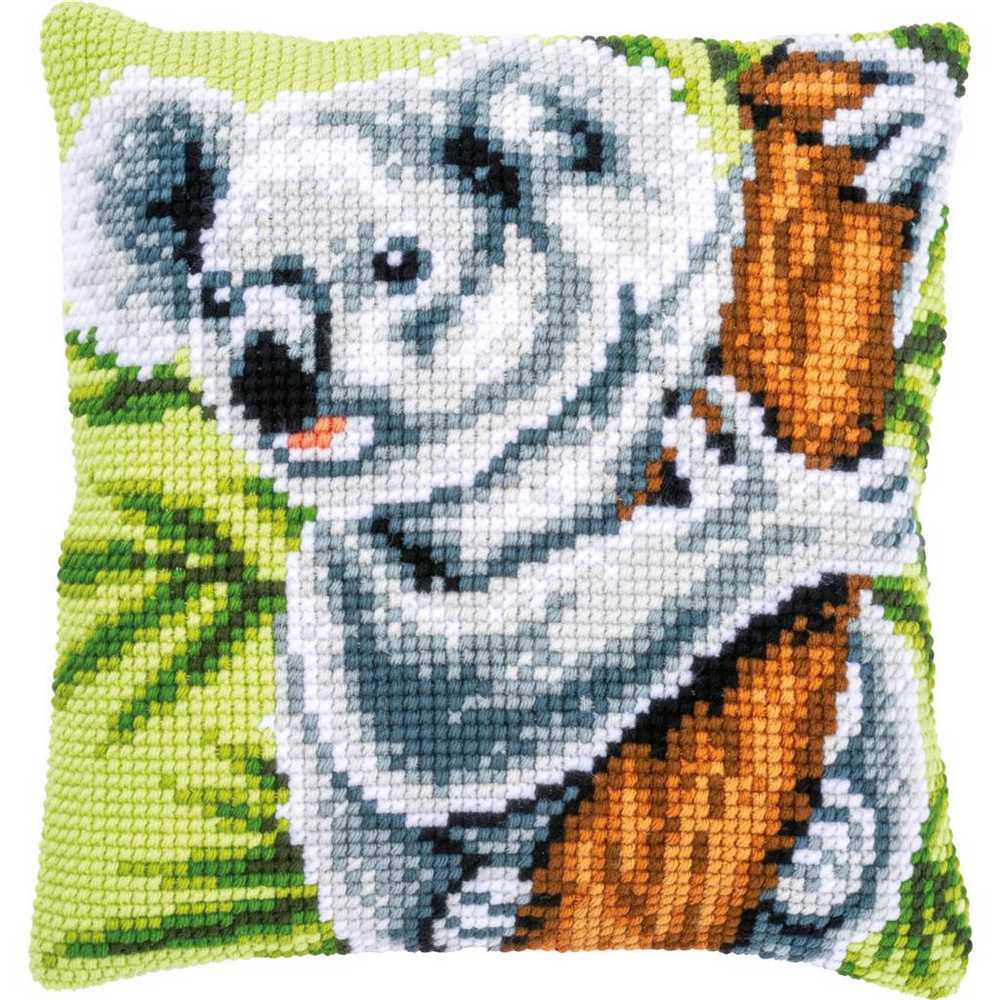 Vervaco Cross Stitch Kit - Koala Cushion