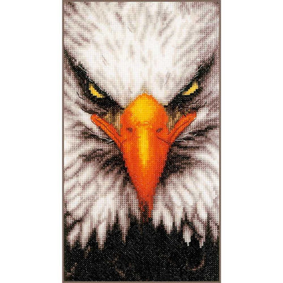 Lanarte Cross Stitch Kit - Close Up Eagle