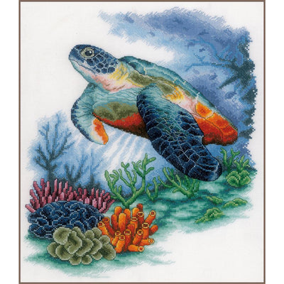 Treasures Undersea Counted Cross Stitch Kit Lanarte EVENWEAVE SALE