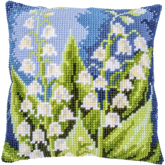 Lily of the Valley Cushion Cross Stitch Kit ~ Vervaco