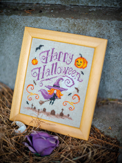 Happy Halloween Cross Stitch Kit Vervaco