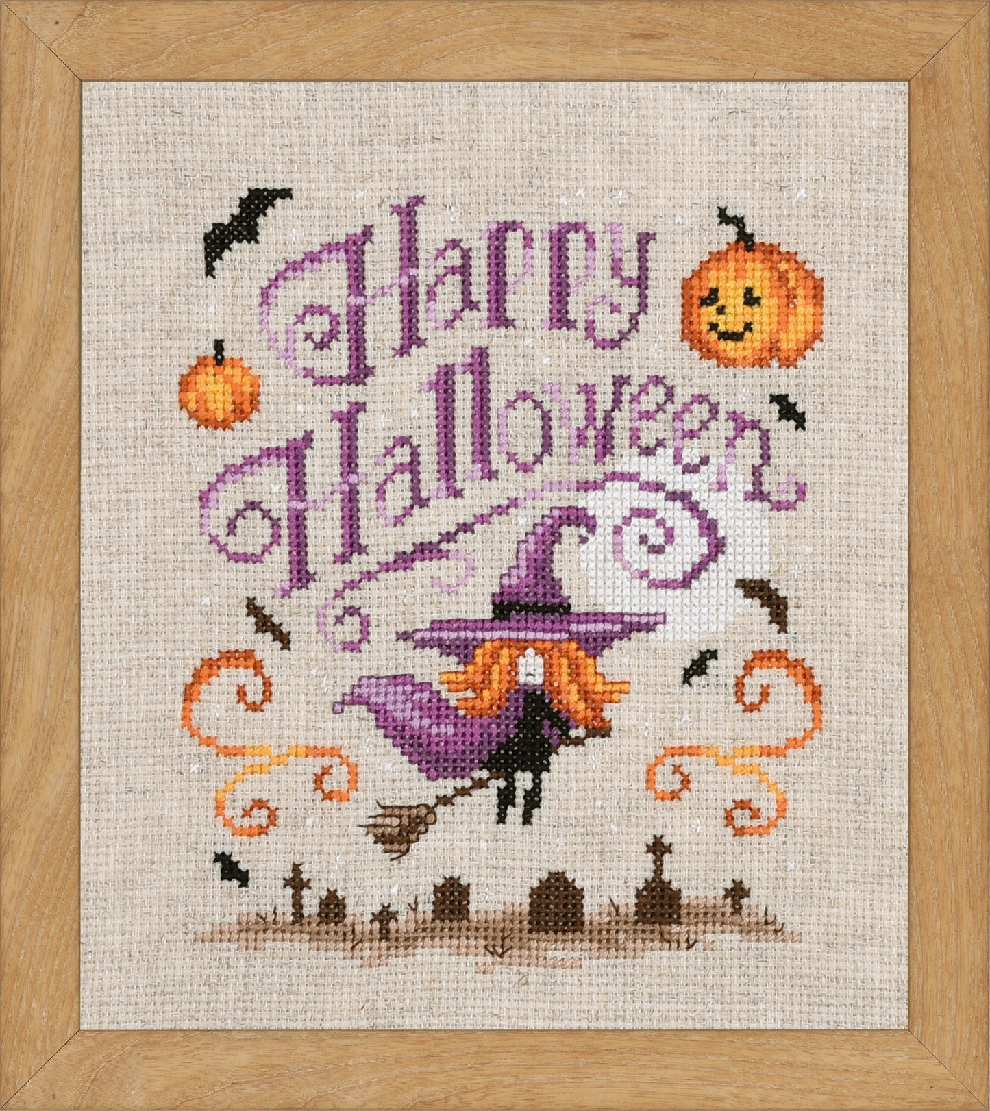 Happy Halloween Cross Stitch Kit Vervaco