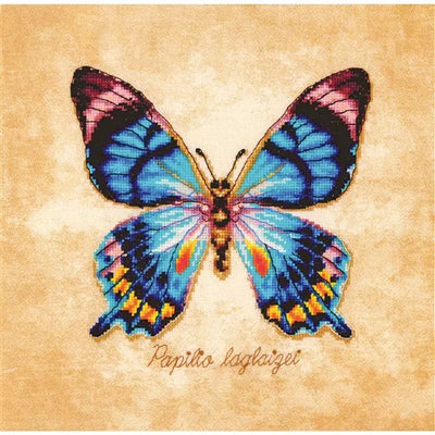 Papilio Laglaizei Butterfly Cross Stitch Kit ~ Lanarte