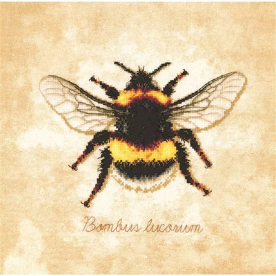 Bombus Lucorum Bee Cross Stitch Kit ~ Lanarte