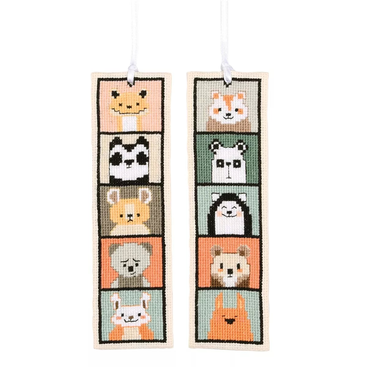Little Animals Bookmarks Cross Stitch Kit Vervaco
