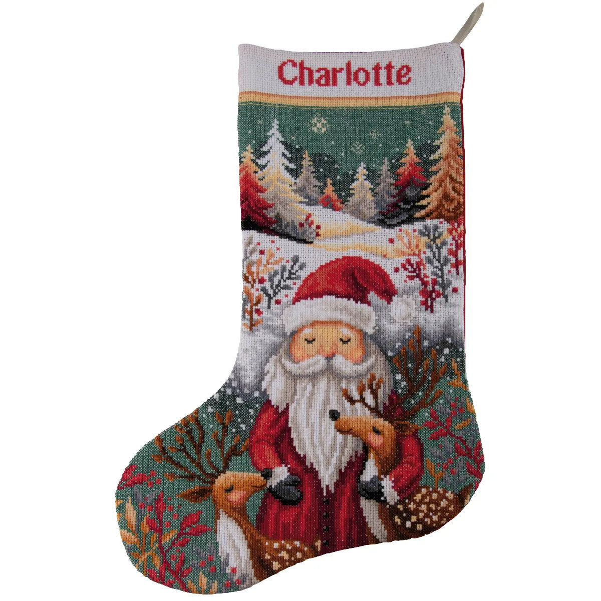 Woodland Wishes Stocking Embroidery Kit ~ Vervaco