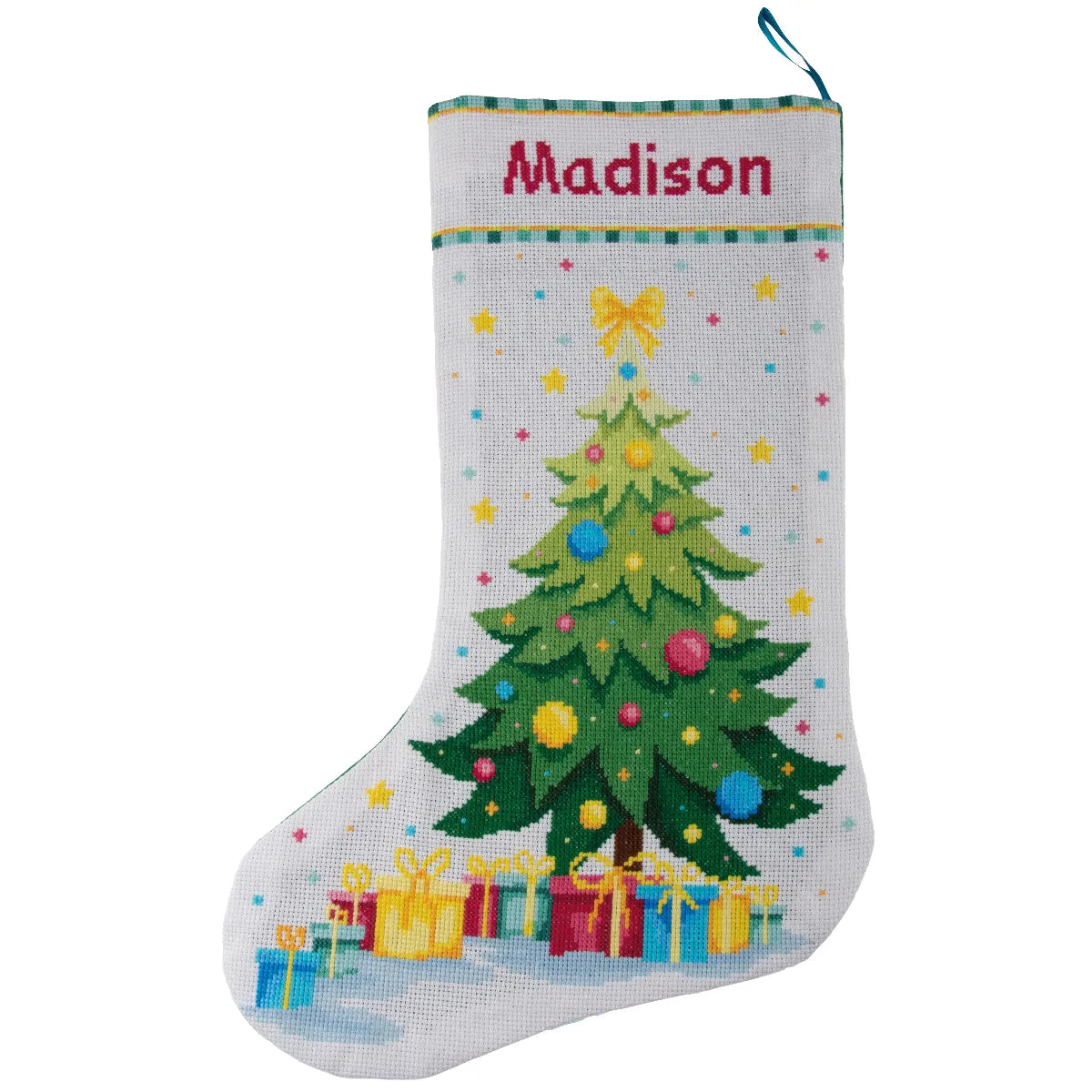 Christmas Tree Stocking Embroidery Kit ~ Vervaco