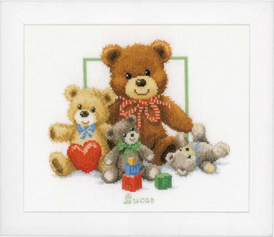 Vervaco Cross Stitch Kit - Cuddly Bears
