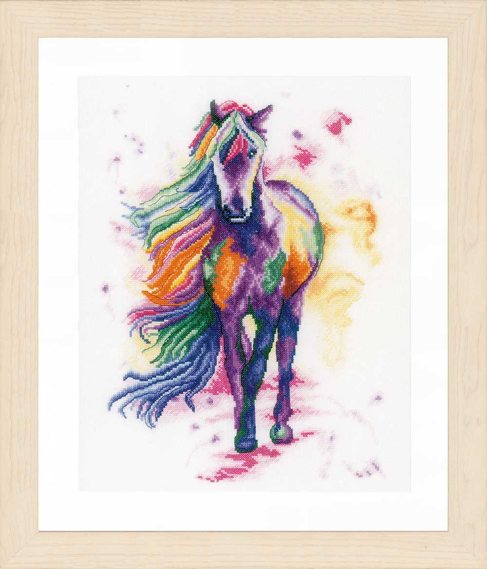 Walk in Rainbow Colours Cross Stitch Kit ~ Lanarte