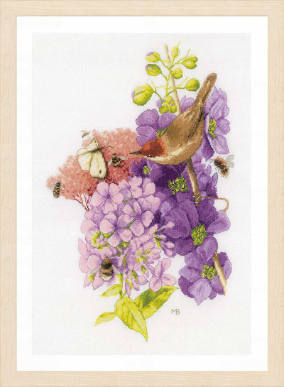 Everyone's Flower Encounter Cross Stitch Kit ~ Lanarte