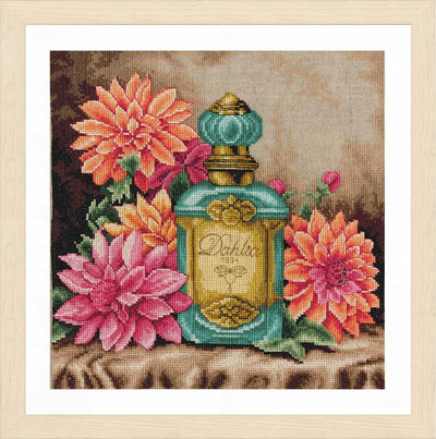 Lanarte Cross Stitch Kit - The Scent of Dahlia