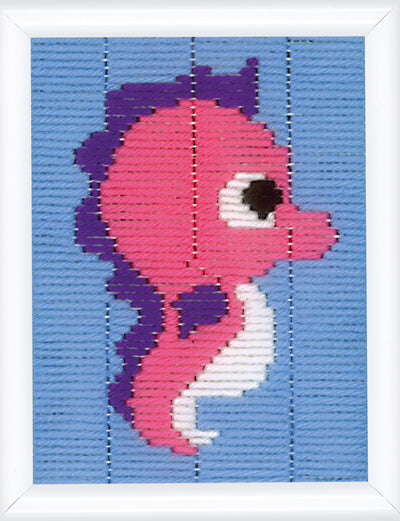 Seahorse Long Stitch Kit Vervaco