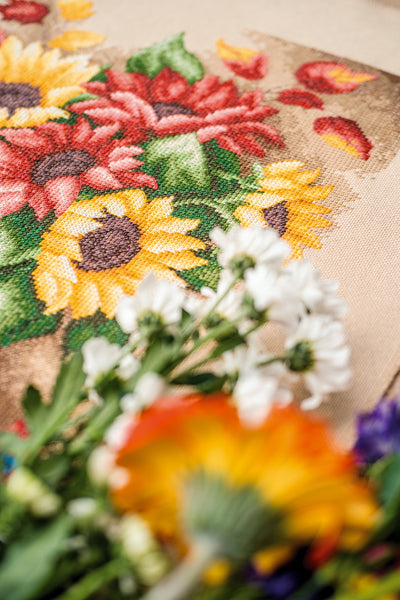 Autumn Still Life Cross Stitch Kit ~ Lanarte