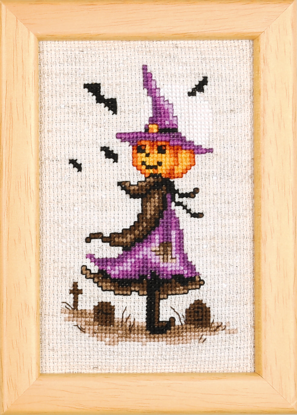 Witches' Hats Miniatures Cross Stitch Kit Vervaco