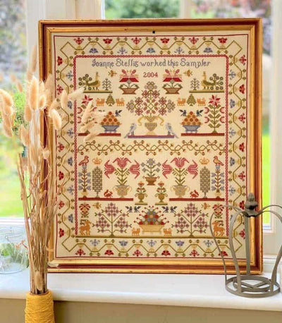 Pot Sampler Cross Stitch Kit Historical Sampler Co