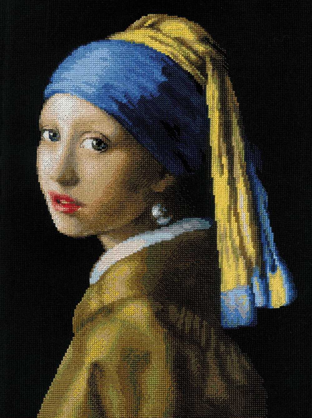 Riolis Cross Stitch Kit - Girl with a Pearl Earring