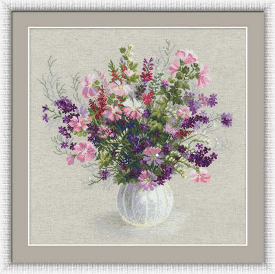 Riolis Cross Stitch Kit - Summer Bouquet