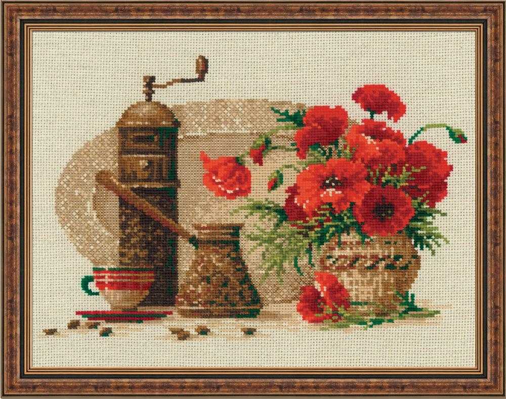 Riolis Cross Stitch Kit - Coffee