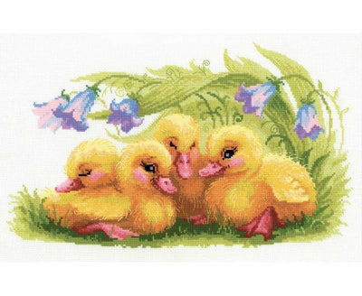 Riolis Cross Stitch Kit - Funny Ducklings