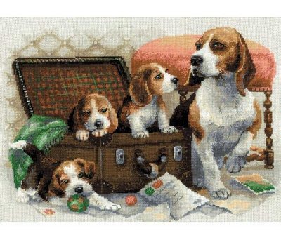 Riolis Cross Stitch Kit - Canine Family