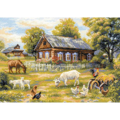 Riolis Cross Stitch Kit - Afternoon in the Country