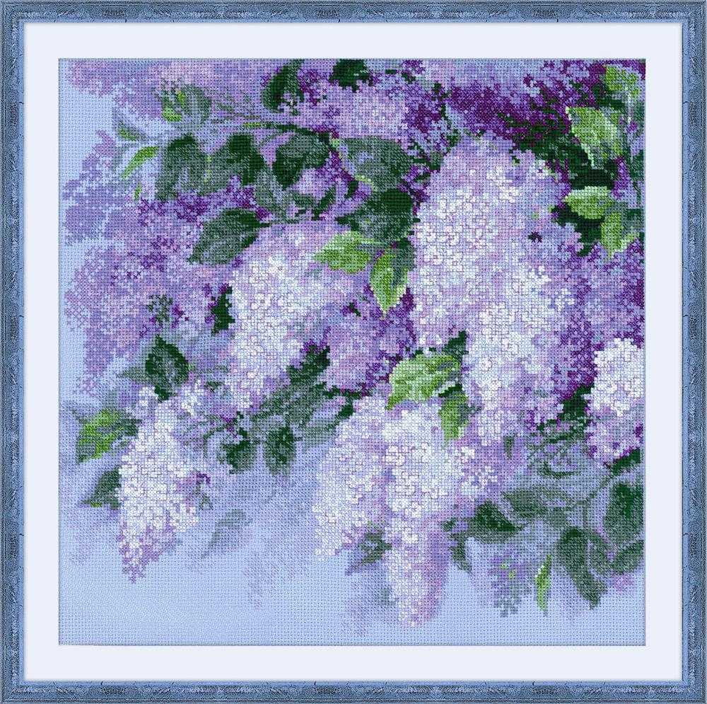 Riolis Cross Stitch Kit - Lilacs After the Rain