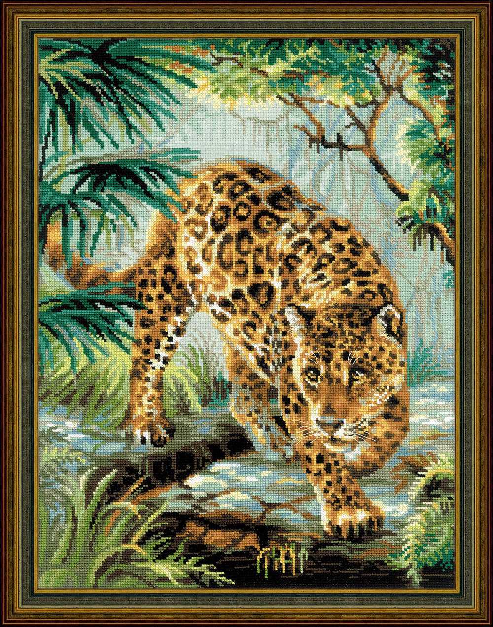 Riolis Cross Stitch Kit - Owner of the Jungle