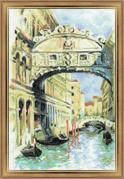 Riolis Cross Stitch Kit - Venice Bridge of Sighs