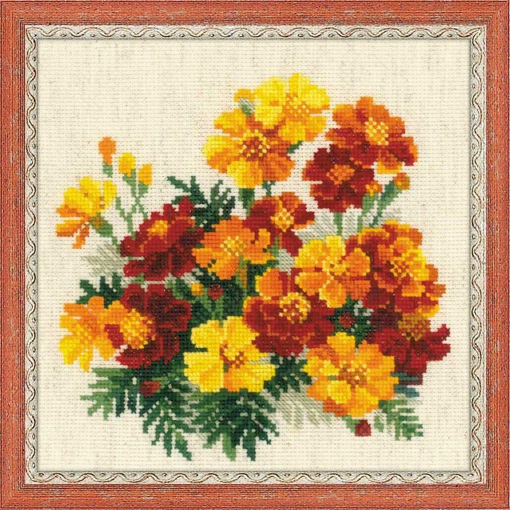 Riolis Cross Stitch Kit - Marigolds