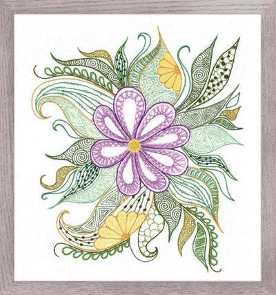 Riolis Freestyle Embroidery Kit - Lovely Flower