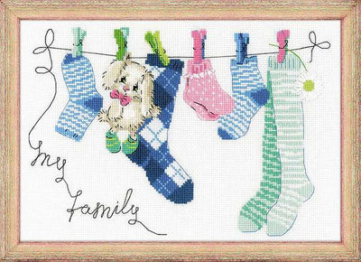 Riolis Cross Stitch Kit - My Family