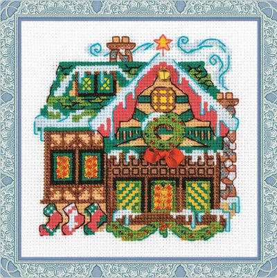 Riolis Cross Stitch Kit - Cabin with a Bell