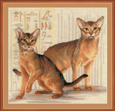 Riolis Cross Stitch Kit - Abyssinian Cats