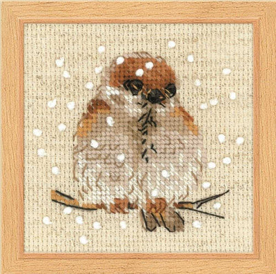 Riolis Cross Stitch Kit - Sparrow