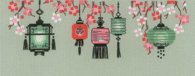 Riolis Cross Stitch Kit - Lanterns