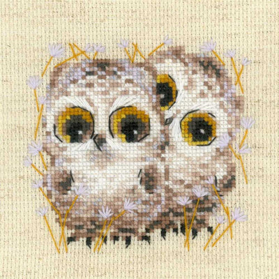 Riolis Cross Stitch Kit - Little Owls