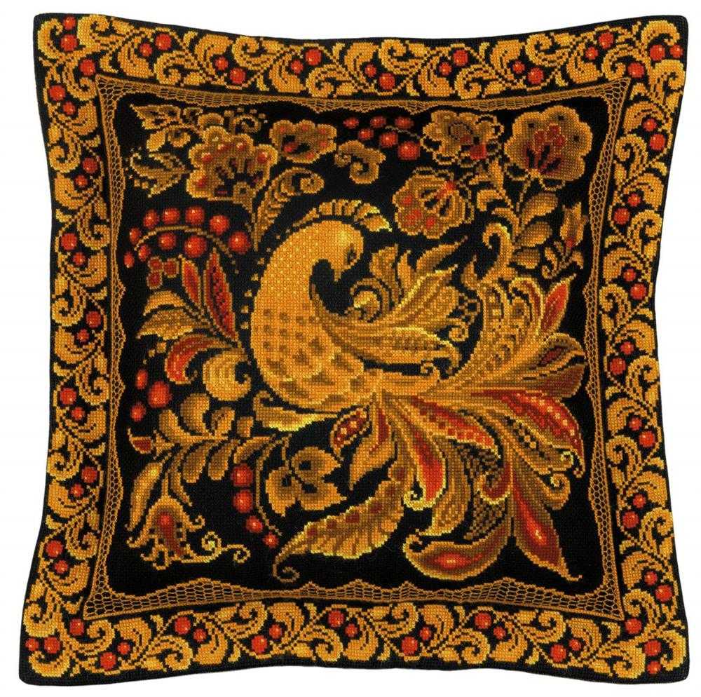 Riolis Cross Stitch Kit - Khokhloma Cushion/Panel SALE