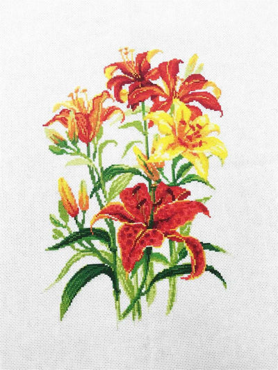 Riolis Cross Stitch Kit - Tiger Lilies