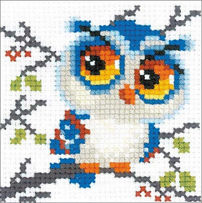 Riolis Cross Stitch Beginner Kit - Scops Owl